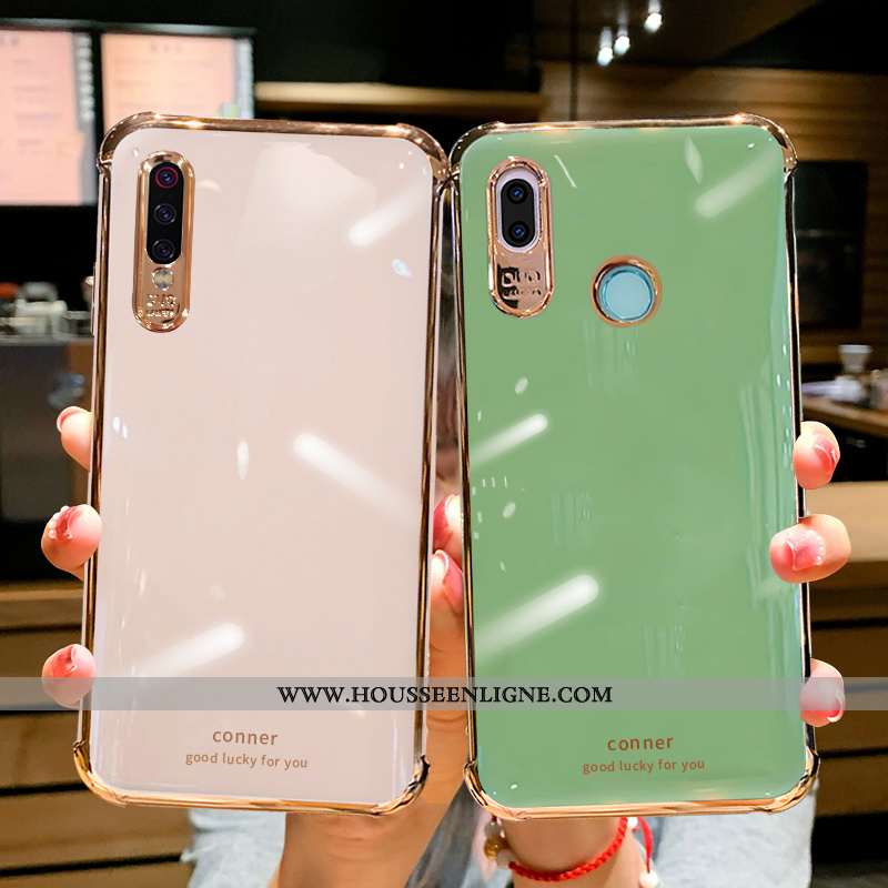 Étui Xiaomi Mi 9 Se Silicone Mode Personnalité Simple Téléphone Portable Créatif Nouveau Blanche