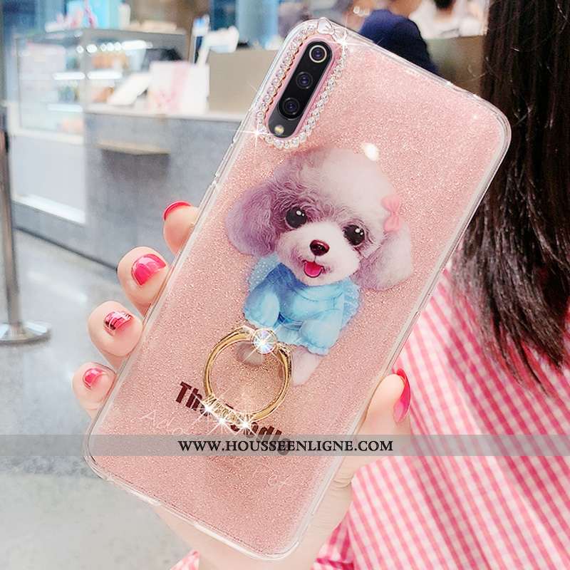Étui Xiaomi Mi 9 Se Silicone Protection Coque Rose Net Rouge Tout Compris