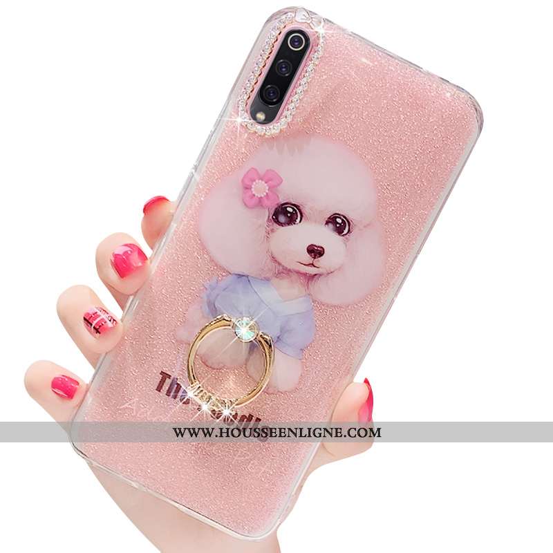 Étui Xiaomi Mi 9 Se Silicone Protection Coque Rose Net Rouge Tout Compris