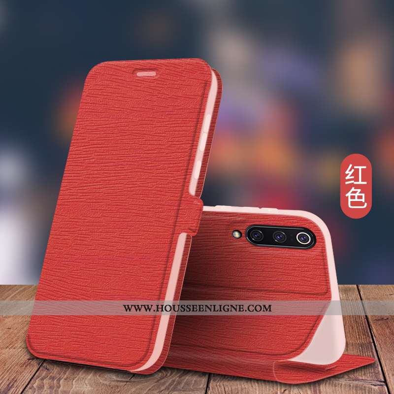 Étui Xiaomi Mi 9 Se Silicone Protection Cuir Tendance Modèle Fleurie Business Rose