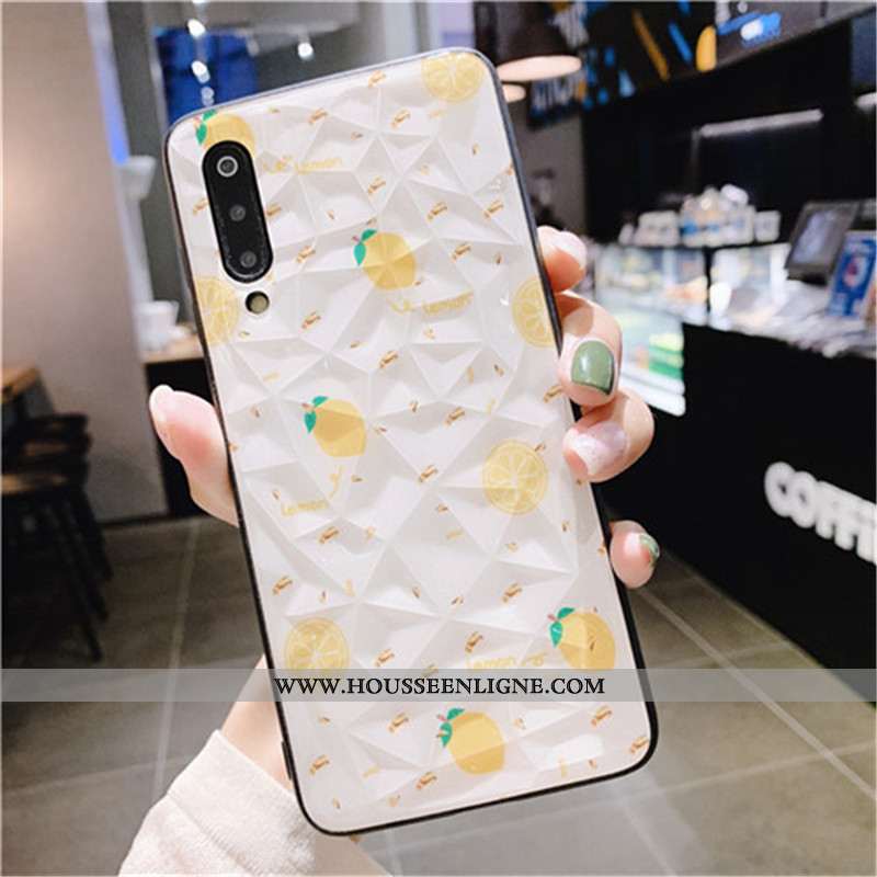 Étui Xiaomi Mi 9 Tendance Modèle Fleurie Petit Rouge Incassable Téléphone Portable Créatif Jaune