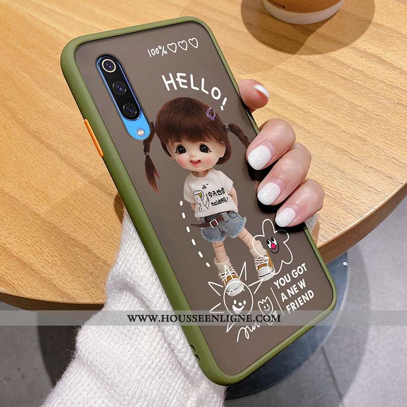 Étui Xiaomi Mi 9 Ultra Tendance Dessin Animé Vent Noir Personnalité Incassable