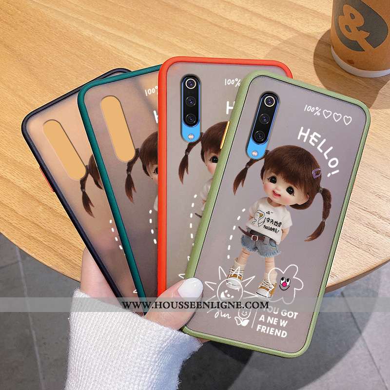 Étui Xiaomi Mi 9 Ultra Tendance Dessin Animé Vent Noir Personnalité Incassable