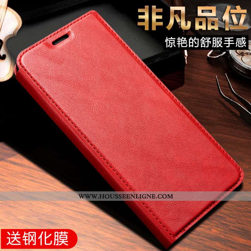 Étui Xiaomi Mi 9t Cuir Protection Téléphone Portable Carte Support Coque Marron