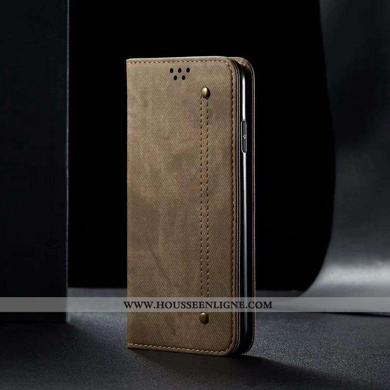 Étui Xiaomi Mi 9t Cuir Protection Téléphone Portable Housse Petit Coque Marron