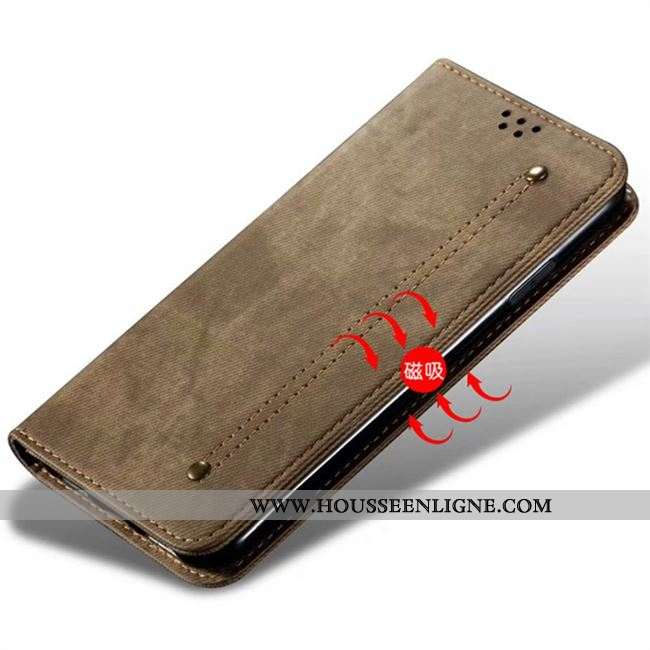 Étui Xiaomi Mi 9t Cuir Protection Téléphone Portable Housse Petit Coque Marron
