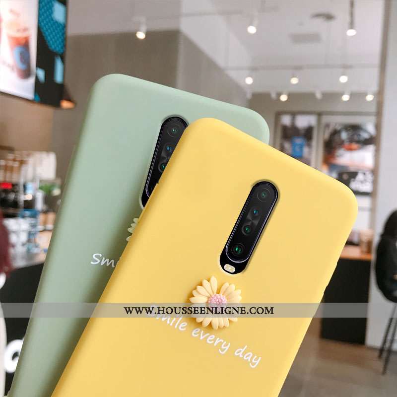 Étui Xiaomi Mi 9t En Bois Ultra Dimensionnel Tendance Coque Ornements Suspendus Jaune