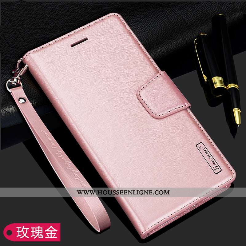 Étui Xiaomi Mi 9t Mode Protection Rouge Téléphone Portable Incassable Coque Cuir Rose