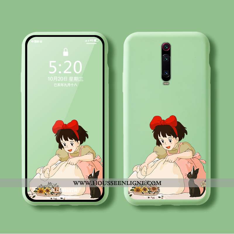 Étui Xiaomi Mi 9t Personnalité Créatif Tout Compris Dessin Animé Charmant Incassable Ultra Bleu