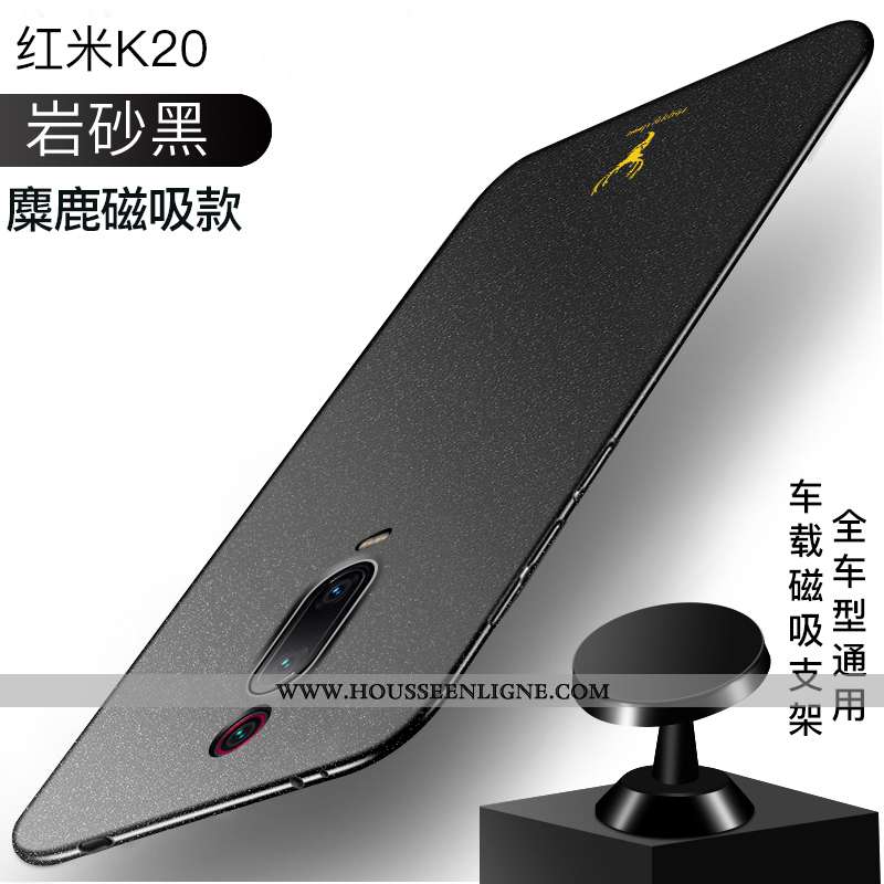 Étui Xiaomi Mi 9t Personnalité Créatif Ultra Incassable Bleu Légère Délavé En Daim