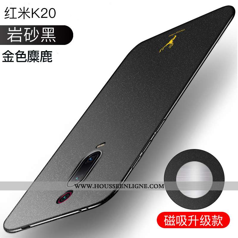 Étui Xiaomi Mi 9t Personnalité Créatif Ultra Incassable Bleu Légère Délavé En Daim