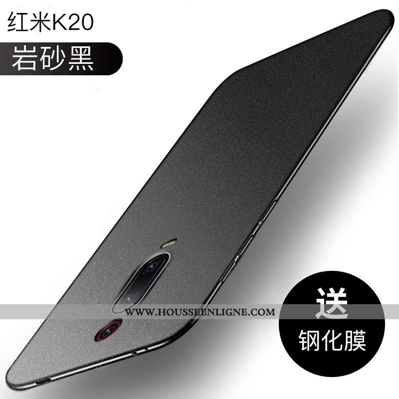 Étui Xiaomi Mi 9t Personnalité Créatif Ultra Incassable Bleu Légère Délavé En Daim