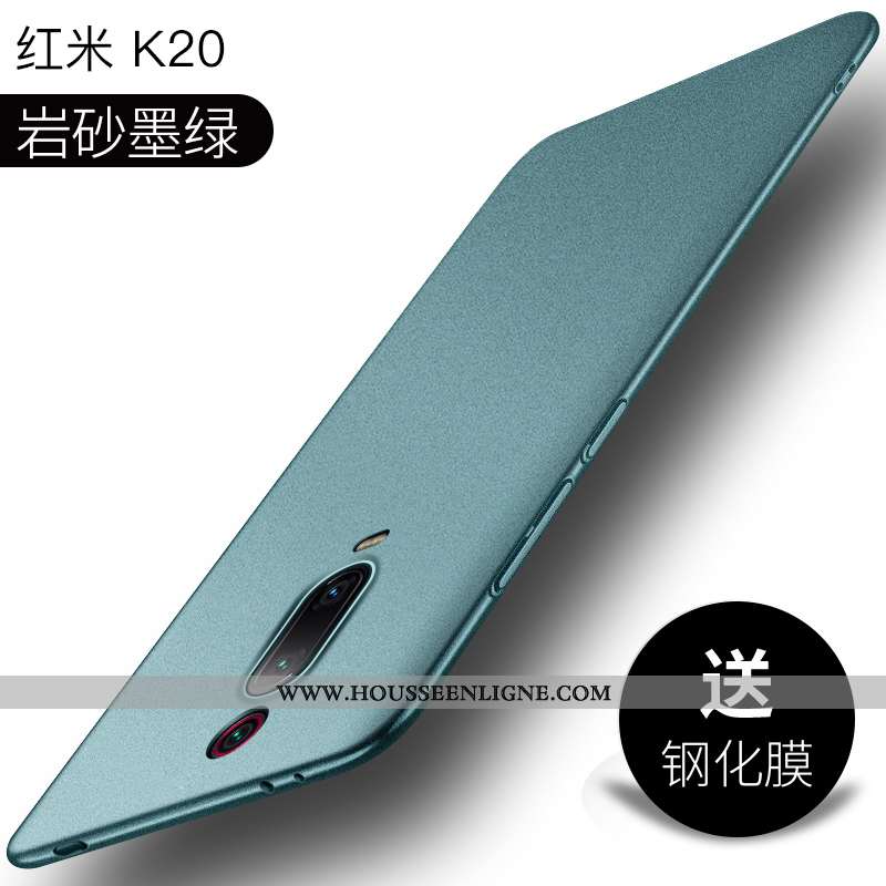 Étui Xiaomi Mi 9t Personnalité Créatif Ultra Incassable Bleu Légère Délavé En Daim