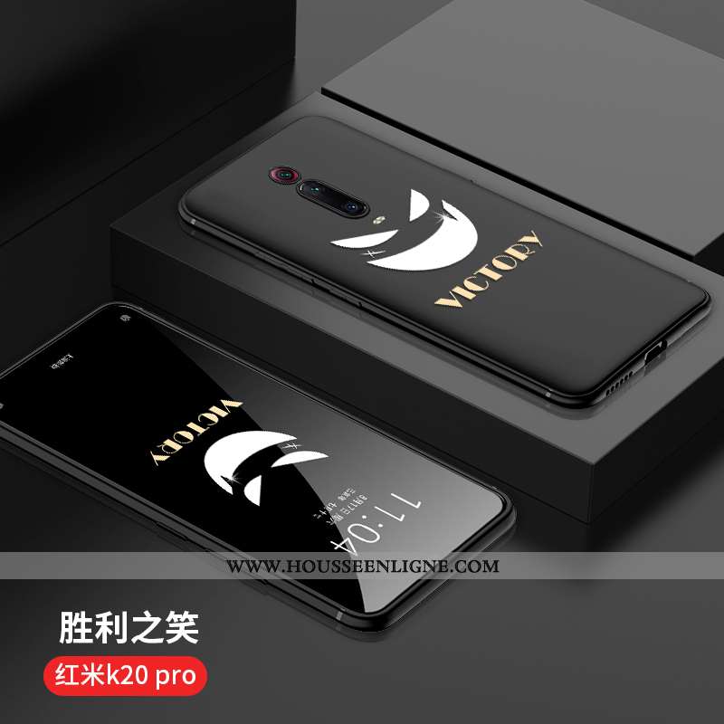 Étui Xiaomi Mi 9t Pro Charmant Tendance Simple Rouge Protection Incassable Noir