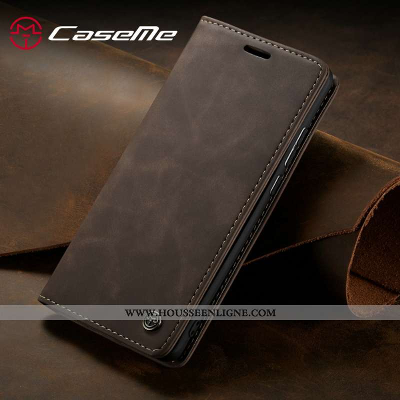 Étui Xiaomi Mi 9t Pro Cuir Fluide Doux Business Incassable Protection Nouveau Tout Compris Marron