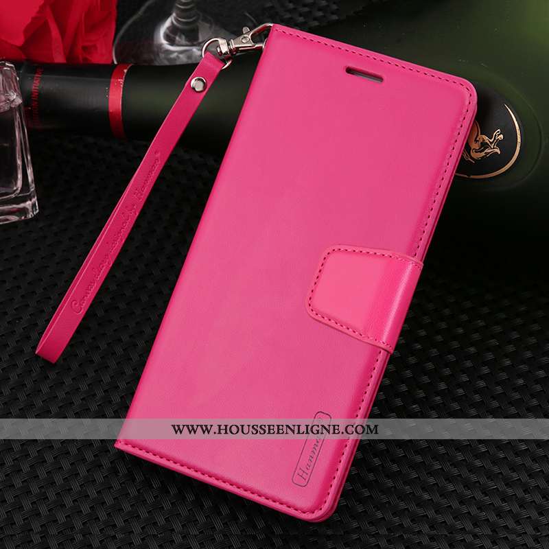 Étui Xiaomi Mi 9t Pro Cuir Véritable Cuir Protection Incassable Téléphone Portable Coque Rose