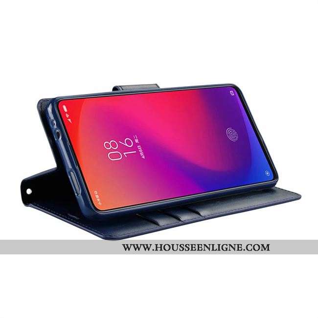 Étui Xiaomi Mi 9t Pro Cuir Véritable Cuir Protection Incassable Téléphone Portable Coque Rose