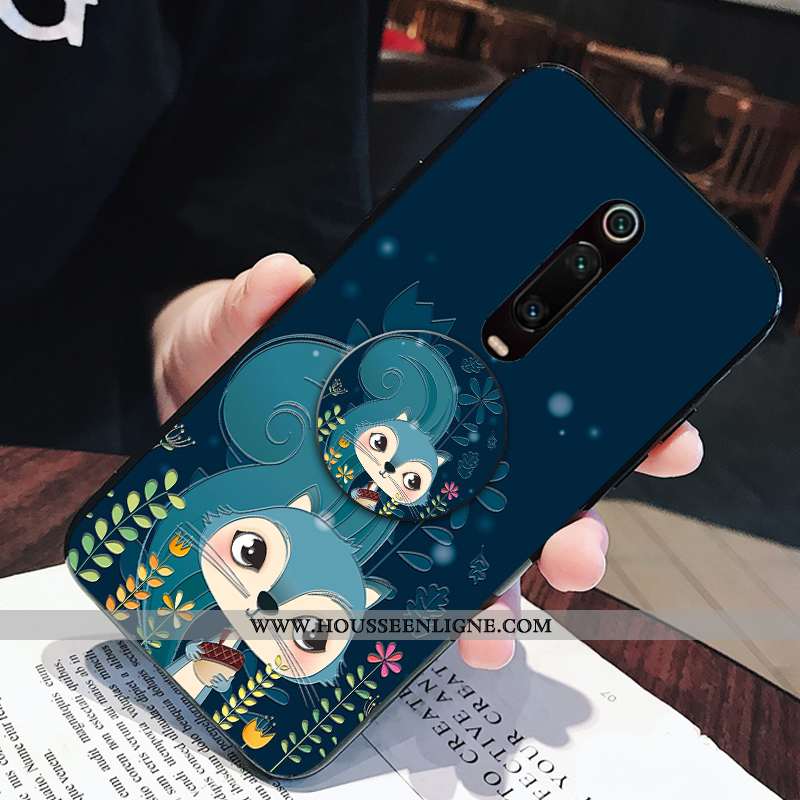 Étui Xiaomi Mi 9t Pro Dessin Animé Charmant Fluide Doux Téléphone Portable Petit Frais Support Verte