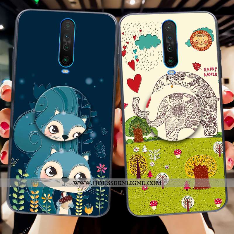 Étui Xiaomi Mi 9t Pro Dessin Animé Charmant Fluide Doux Téléphone Portable Petit Frais Support Verte