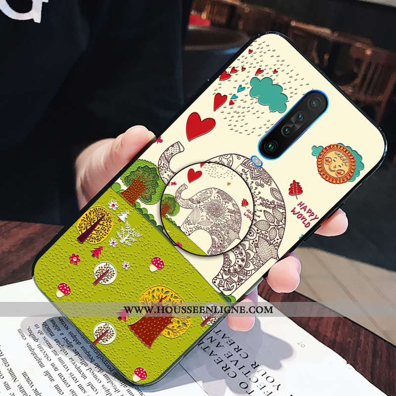 Étui Xiaomi Mi 9t Pro Dessin Animé Charmant Fluide Doux Téléphone Portable Petit Frais Support Verte