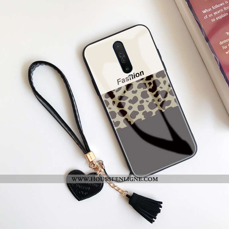 Étui Xiaomi Mi 9t Pro Fluide Doux Silicone Ornements Suspendus Petit Rouge Noir Verre