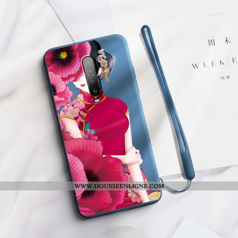 Étui Xiaomi Mi 9t Pro Fluide Doux Silicone Petit Coque Mémorial Téléphone Portable Tout Compris Roug