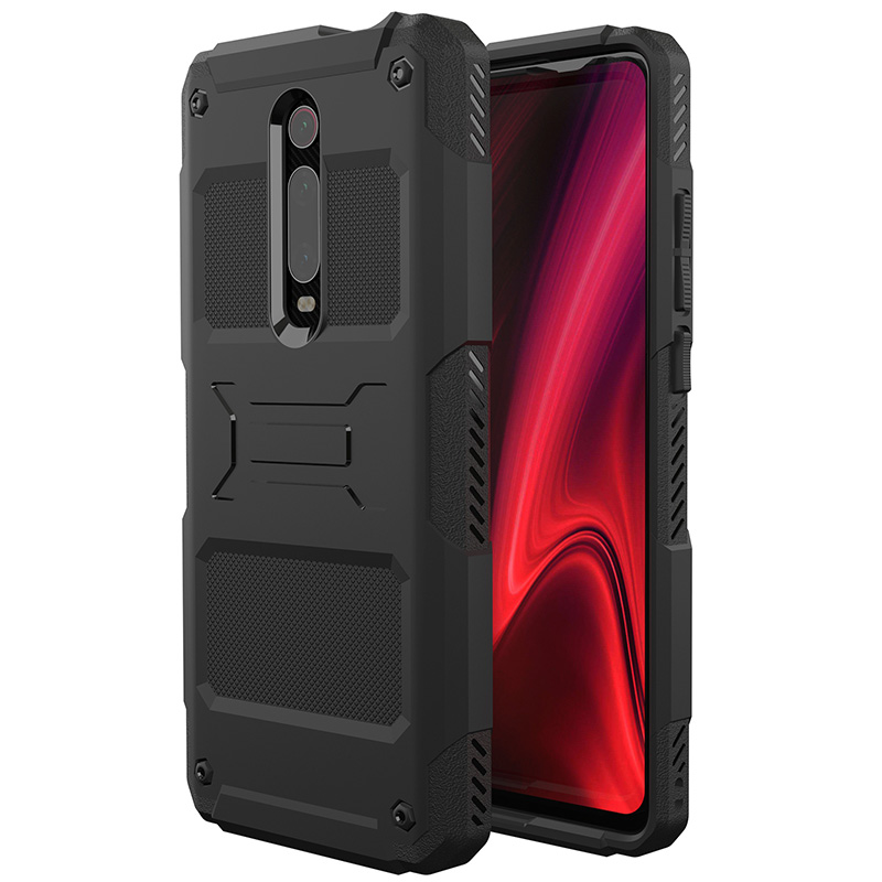 Étui Xiaomi Mi 9t Pro Incassable Téléphone Portable Banlieue Noir Tactique Coque