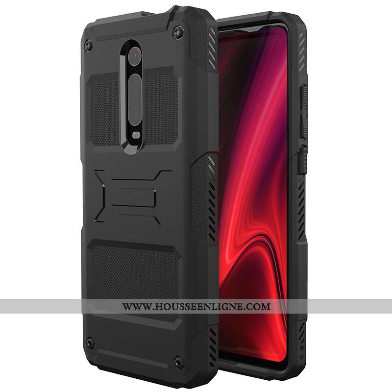 Étui Xiaomi Mi 9t Pro Incassable Téléphone Portable Banlieue Noir Tactique Coque
