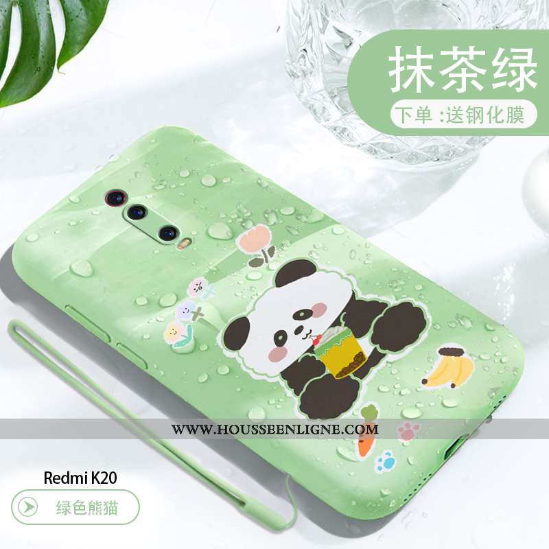 Étui Xiaomi Mi 9t Pro Légère Fluide Doux Ultra Téléphone Portable Personnalité Créatif Coque Verte