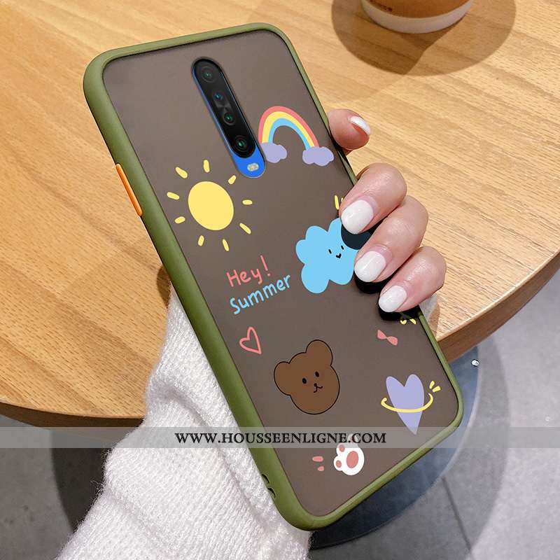 Étui Xiaomi Mi 9t Pro Légère Silicone Ultra Créatif Incassable Téléphone Portable Arc En Ciel Noir