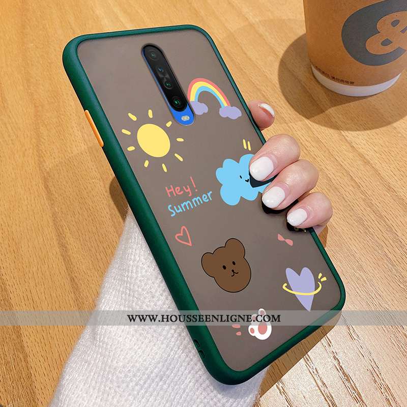 Étui Xiaomi Mi 9t Pro Légère Silicone Ultra Créatif Incassable Téléphone Portable Arc En Ciel Noir