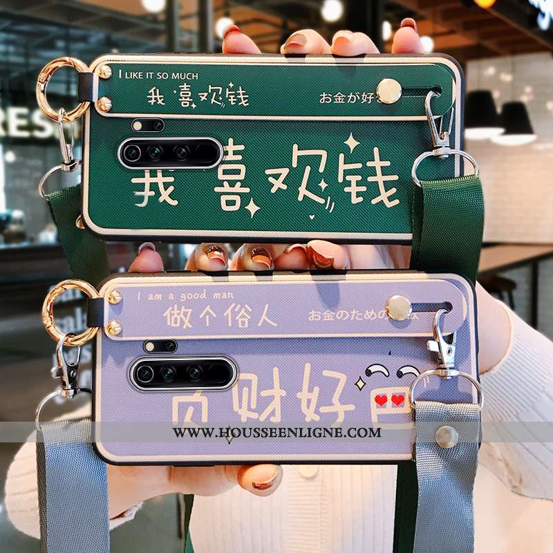 Étui Xiaomi Mi 9t Pro Ornements Suspendus Fluide Doux Petit Coque Gris Violet