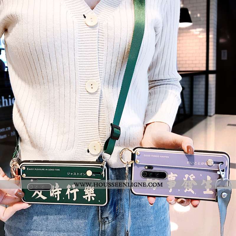 Étui Xiaomi Mi 9t Pro Ornements Suspendus Fluide Doux Petit Coque Gris Violet