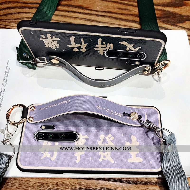 Étui Xiaomi Mi 9t Pro Ornements Suspendus Fluide Doux Petit Coque Gris Violet