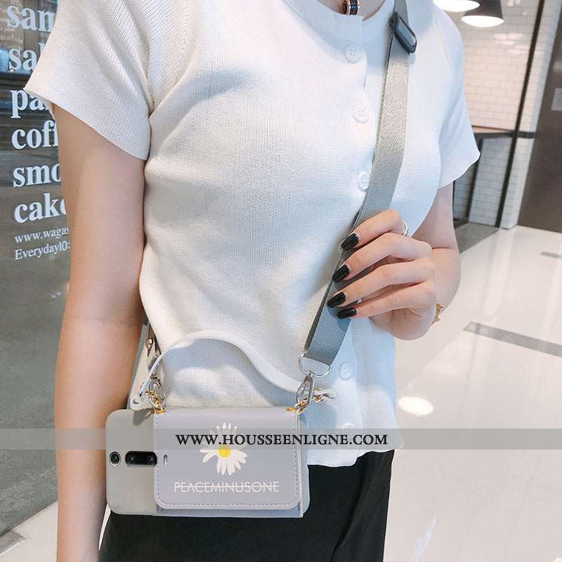 Étui Xiaomi Mi 9t Pro Ornements Suspendus Portefeuille Petit Sacs Coque Sac Carte Petite Marguerite 