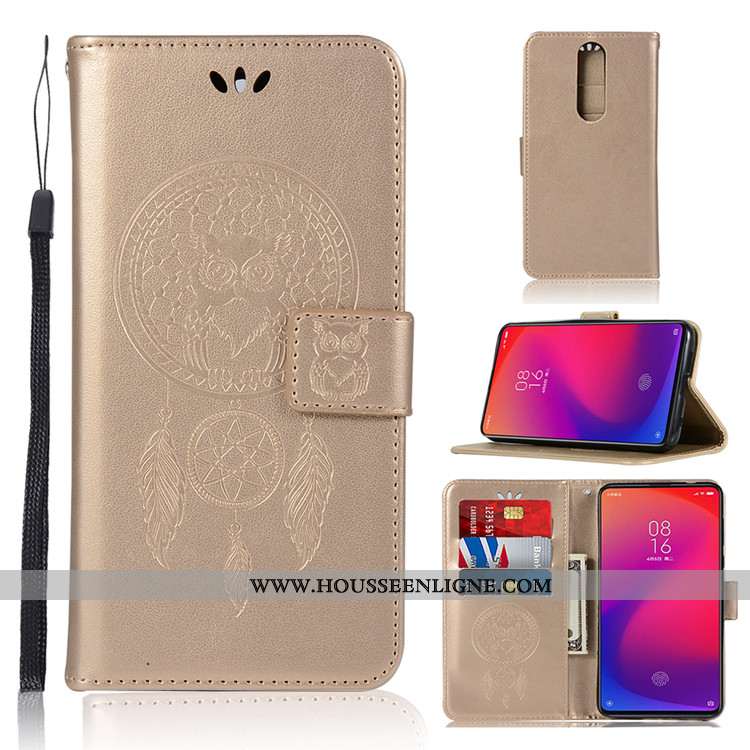 Étui Xiaomi Mi 9t Pro Personnalité Cuir Rouge Fluide Doux Coque Incassable Verte
