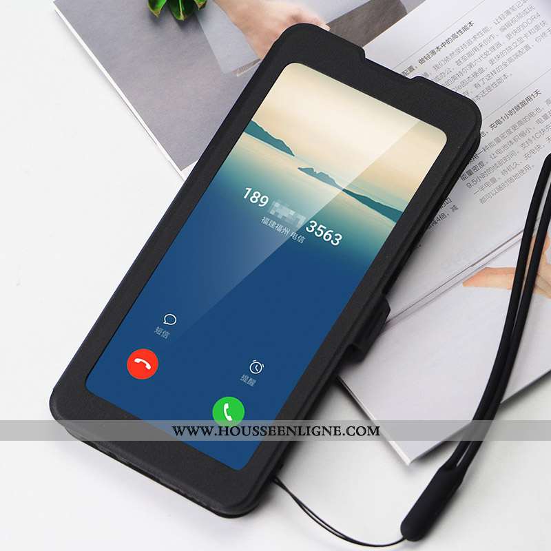 Étui Xiaomi Mi 9t Pro Protection Cuir Bleu Rouge Petit Coque Téléphone Portable