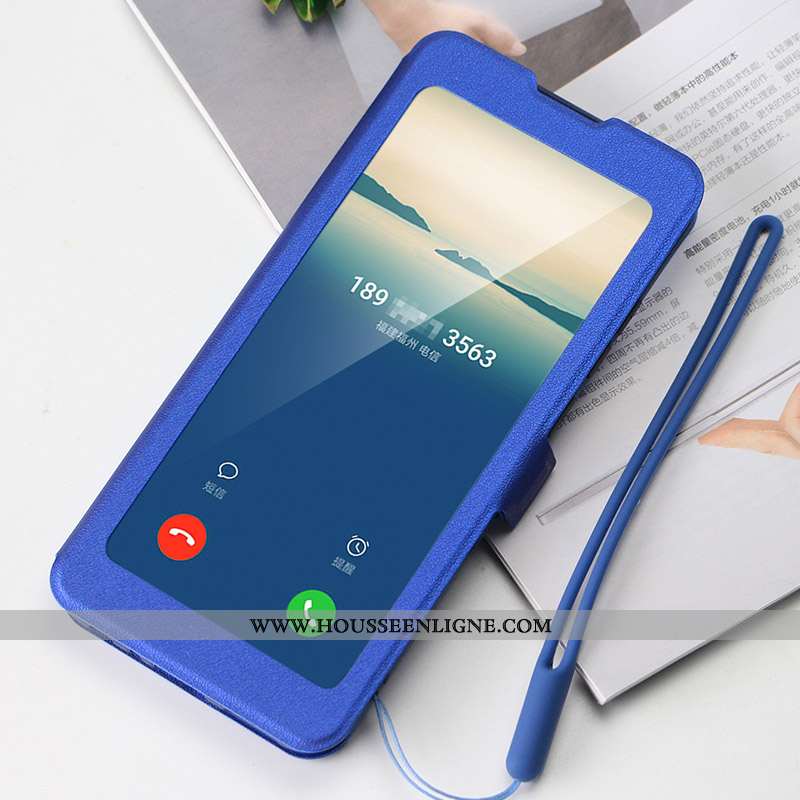 Étui Xiaomi Mi 9t Pro Protection Cuir Bleu Rouge Petit Coque Téléphone Portable