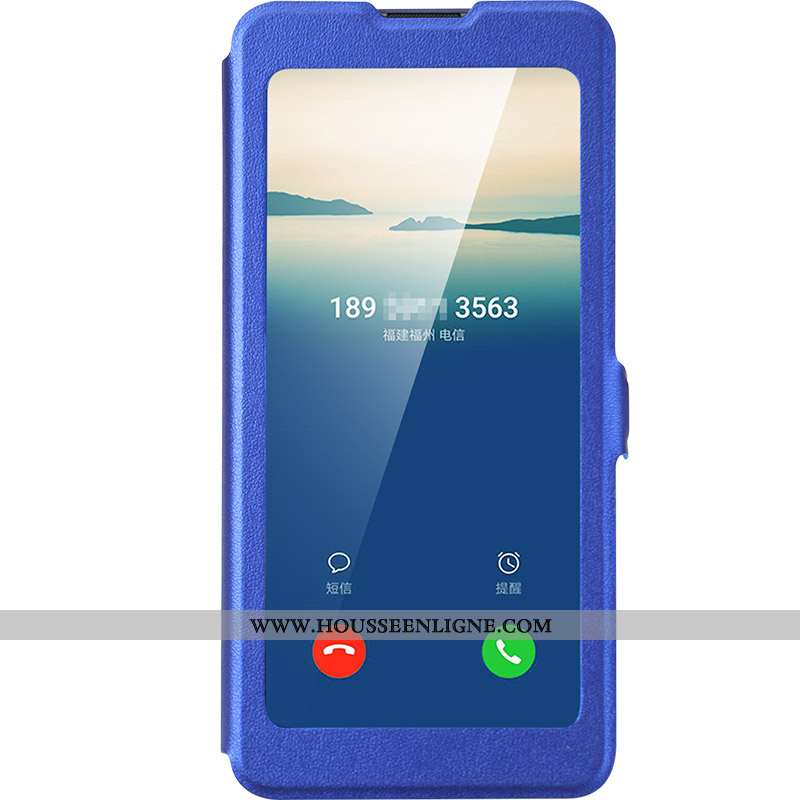 Étui Xiaomi Mi 9t Pro Protection Cuir Bleu Rouge Petit Coque Téléphone Portable