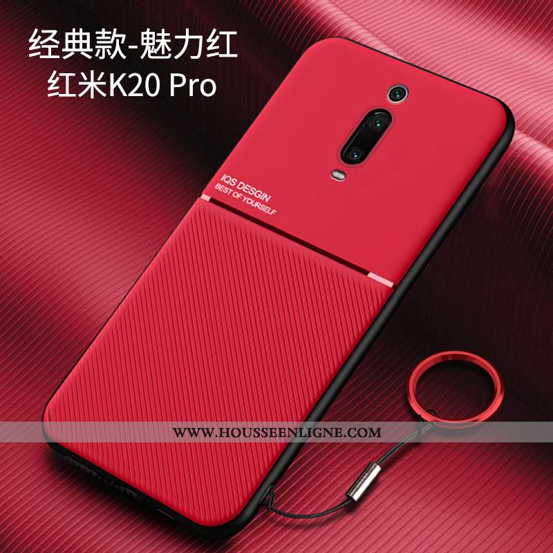 Étui Xiaomi Mi 9t Pro Protection Délavé En Daim Tout Compris Bleu Net Rouge Silicone Légère