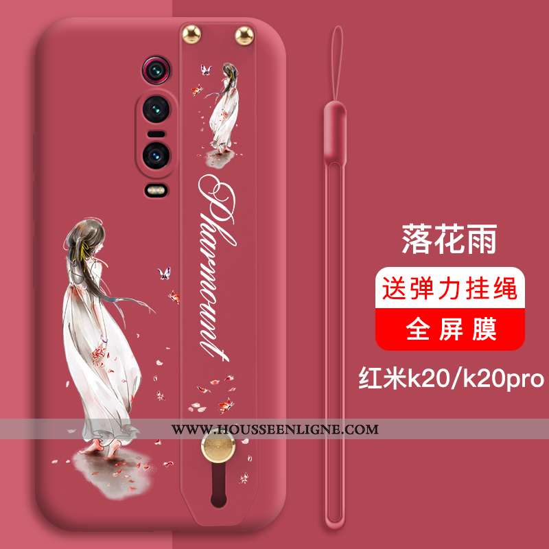 Étui Xiaomi Mi 9t Pro Protection Personnalité Tout Compris Fluide Doux Rouge Légère