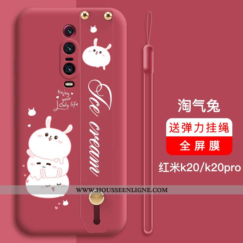 Étui Xiaomi Mi 9t Pro Protection Personnalité Tout Compris Fluide Doux Rouge Légère