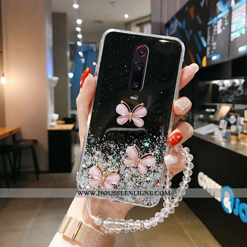 Étui Xiaomi Mi 9t Pro Silicone Protection Rose Téléphone Portable Légère Transparent Rouge Verte