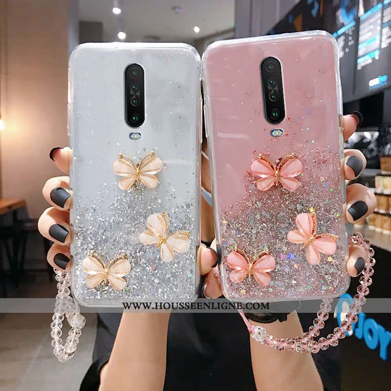 Étui Xiaomi Mi 9t Pro Silicone Protection Rose Téléphone Portable Légère Transparent Rouge Verte