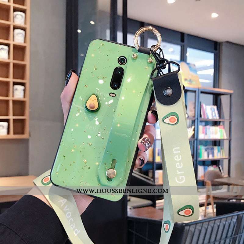 Étui Xiaomi Mi 9t Pro Tendance Fluide Doux Charmant Coque Téléphone Portable Tout Compris Verte