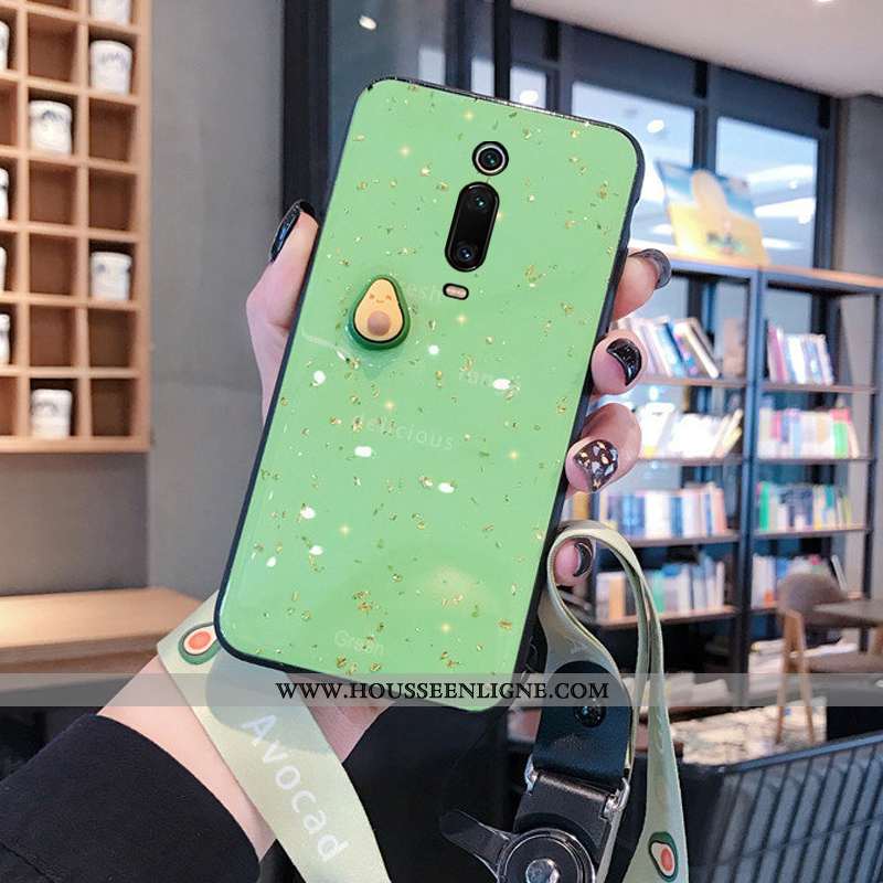 Étui Xiaomi Mi 9t Pro Tendance Fluide Doux Charmant Coque Téléphone Portable Tout Compris Verte