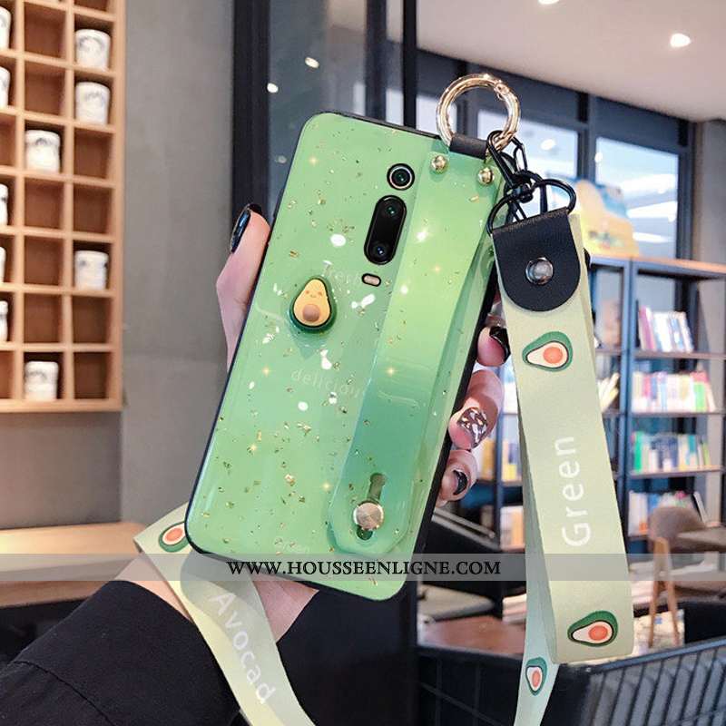 Étui Xiaomi Mi 9t Pro Tendance Fluide Doux Charmant Coque Téléphone Portable Tout Compris Verte