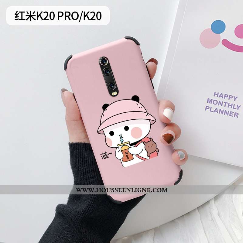 Étui Xiaomi Mi 9t Pro Ultra Tendance Charmant Dessin Animé Téléphone Portable Rouge Personnalité Ble