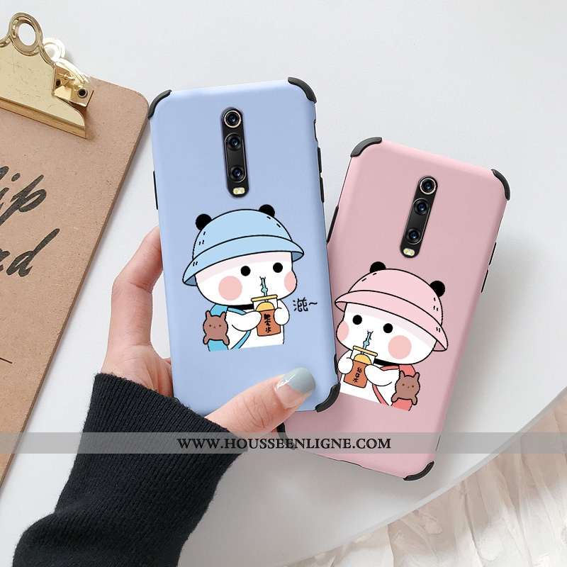 Étui Xiaomi Mi 9t Pro Ultra Tendance Charmant Dessin Animé Téléphone Portable Rouge Personnalité Ble