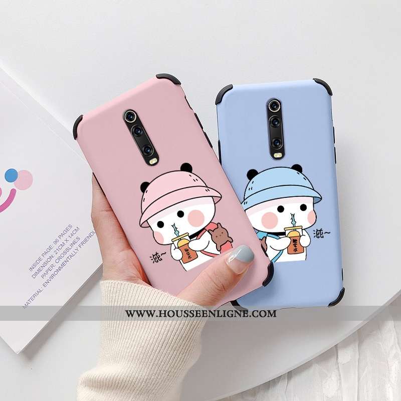 Étui Xiaomi Mi 9t Pro Ultra Tendance Charmant Dessin Animé Téléphone Portable Rouge Personnalité Ble